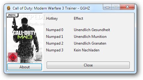 call of duty mw3 trainer